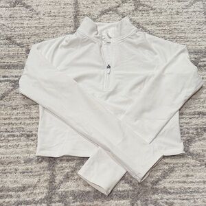 Old Navy PowerSoft Quarter-Zip Active Crop Top